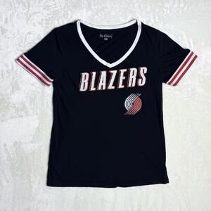 5th & Ocean by Outerstuff NBA Portland Trail Blazers V-Neck Top - Size Large